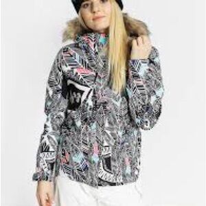 Roxy Multicolor Patterned Ski Jacket